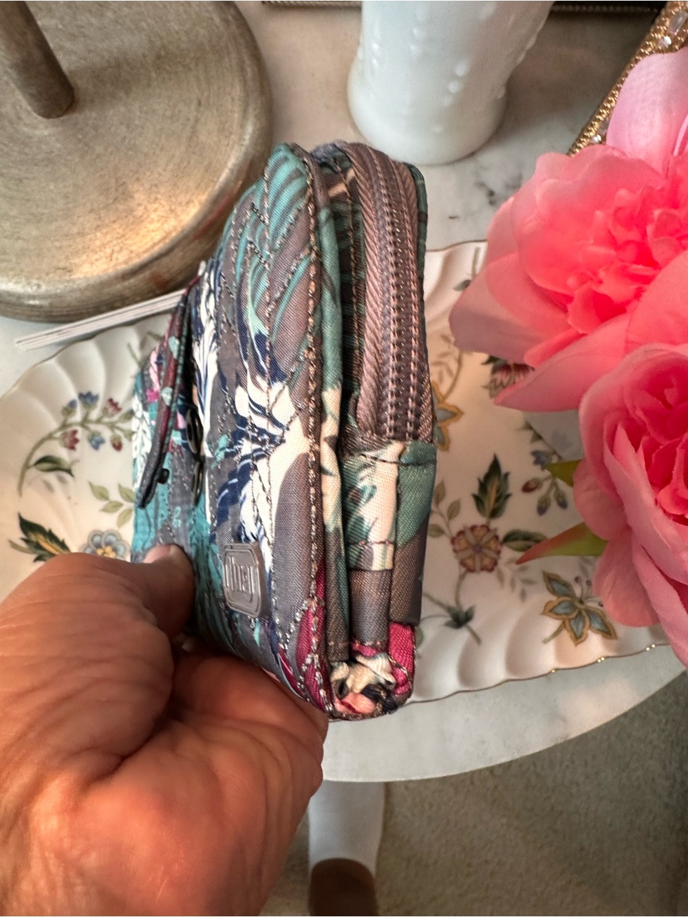 NWT a Lug "Tram" RFID Bifold Quilted Wallet - Picture 3 of 10